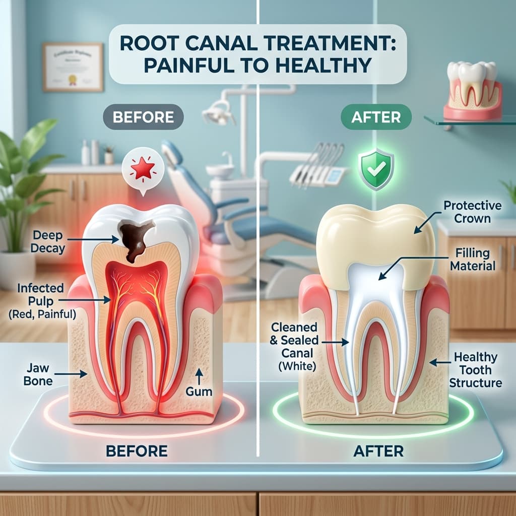 Root Canal Treatment illustration